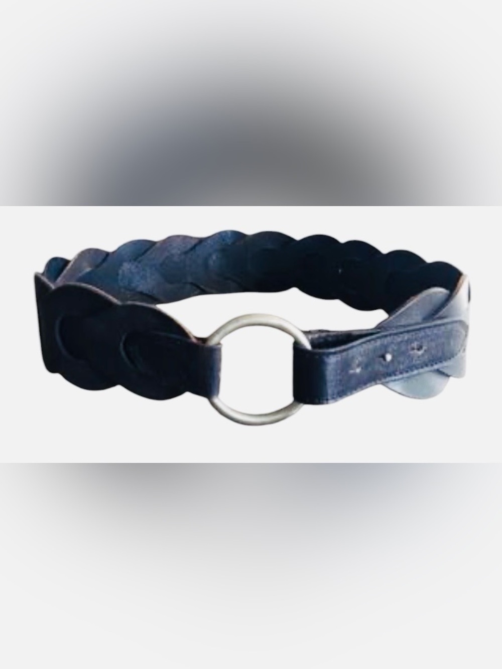 OLD NAVY -80’s style black leather belt